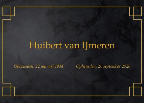 Huibert van IJmeren