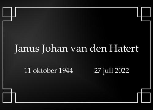 Janus Johan van den Hatert